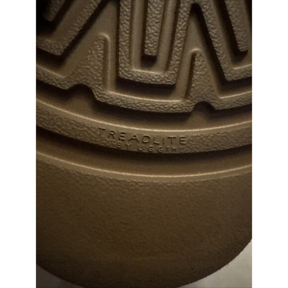 UGG Tazz Chestnut Suede Shoes for Women Size US 10 Stitched Braided NWOT - Picture 6 of 9